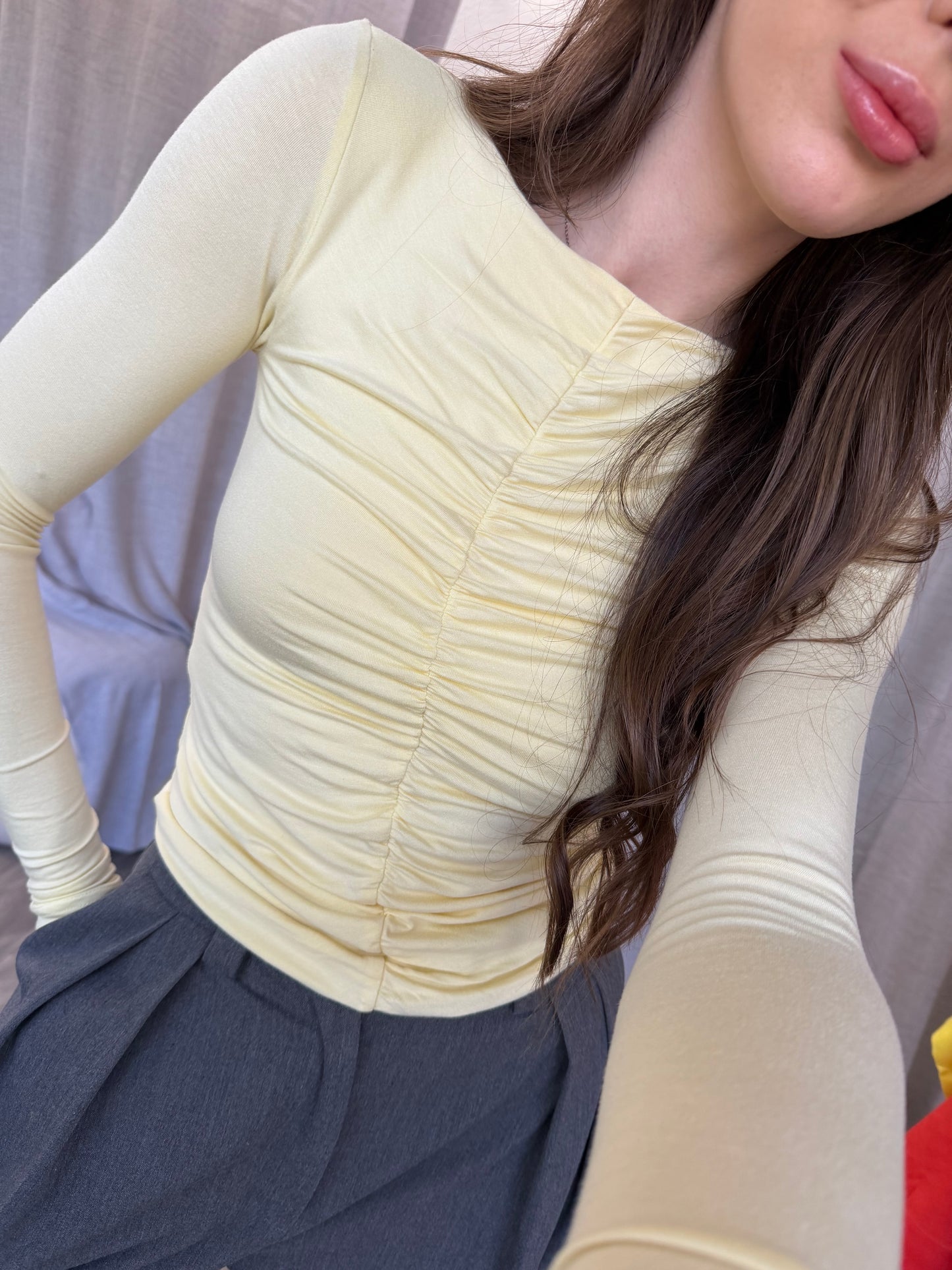 Butter Yellow Top