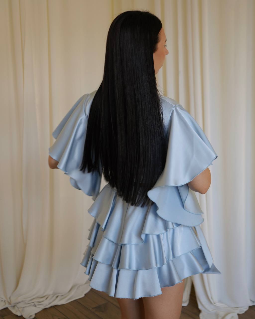 Wave Set – Blue Viscose Two-Piece Set | Ocean Whisper Collection