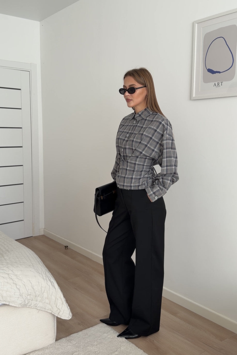 Fitted Plaid Shirt | Women's Plaid Button-Down | Siayvo