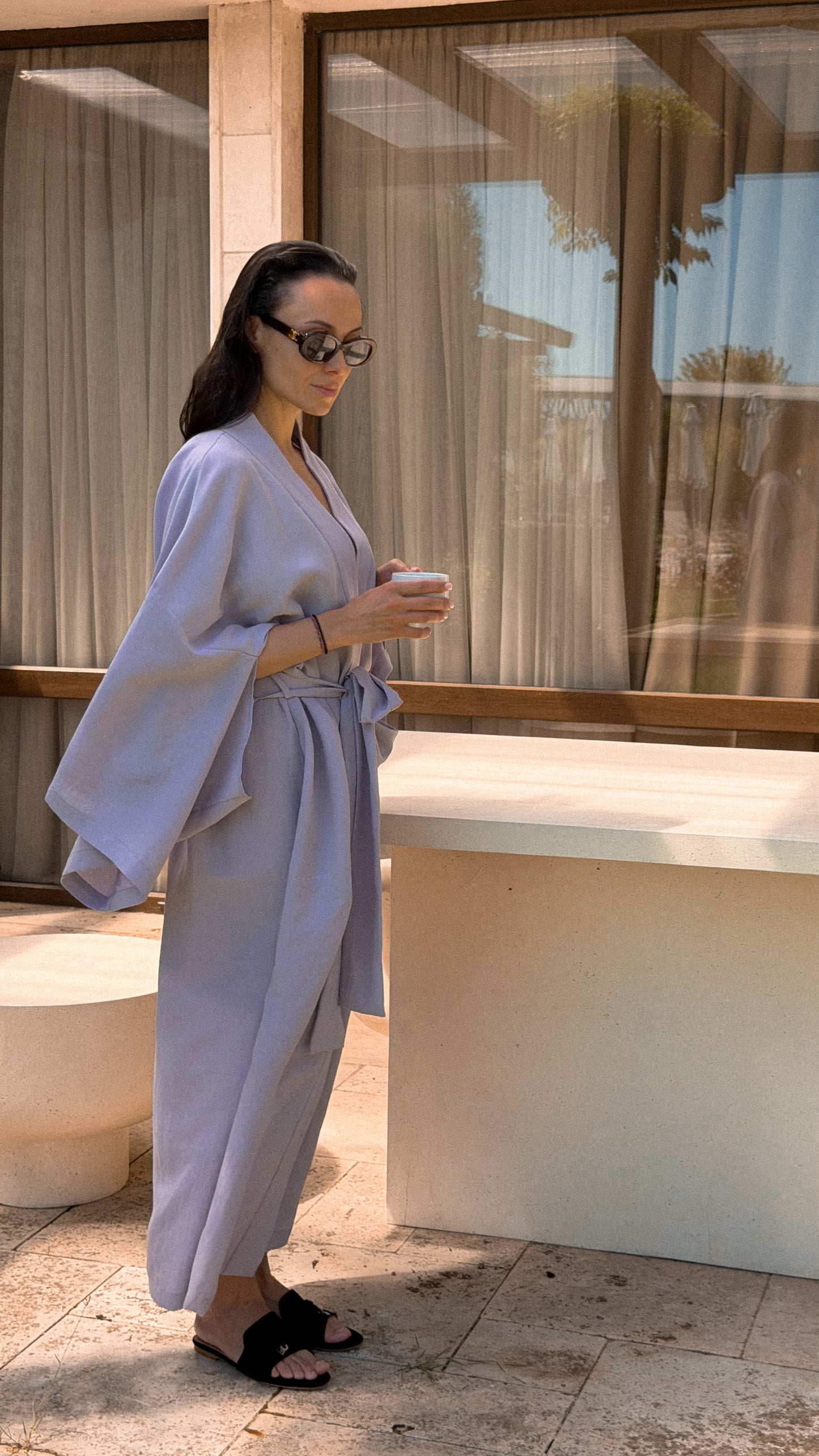 Lavender kimono