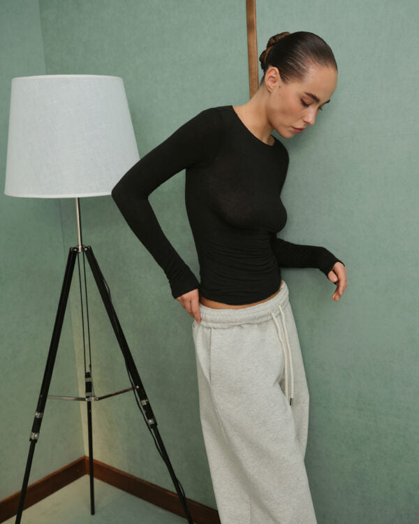 ULTRALIGHT CASHMERE & MICROMODAL LONG SLEEVE