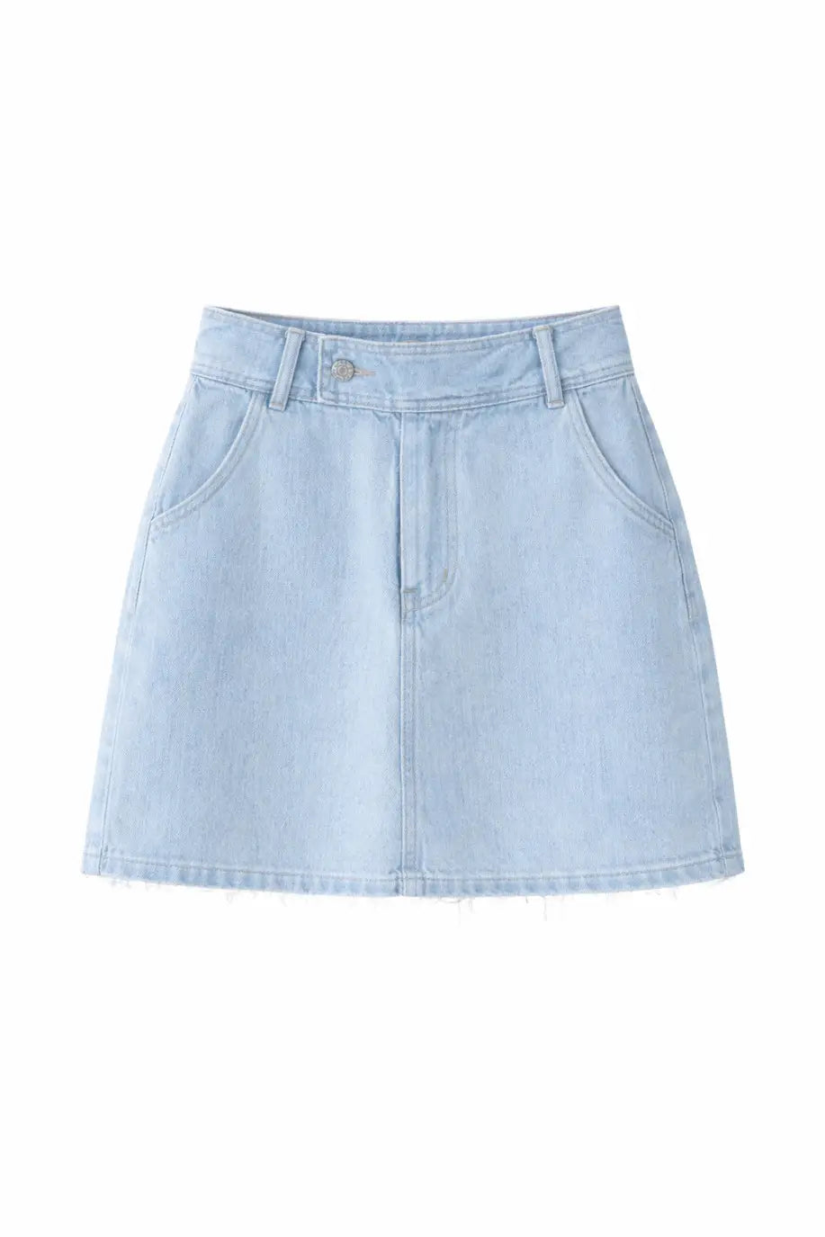Denim mini skirt