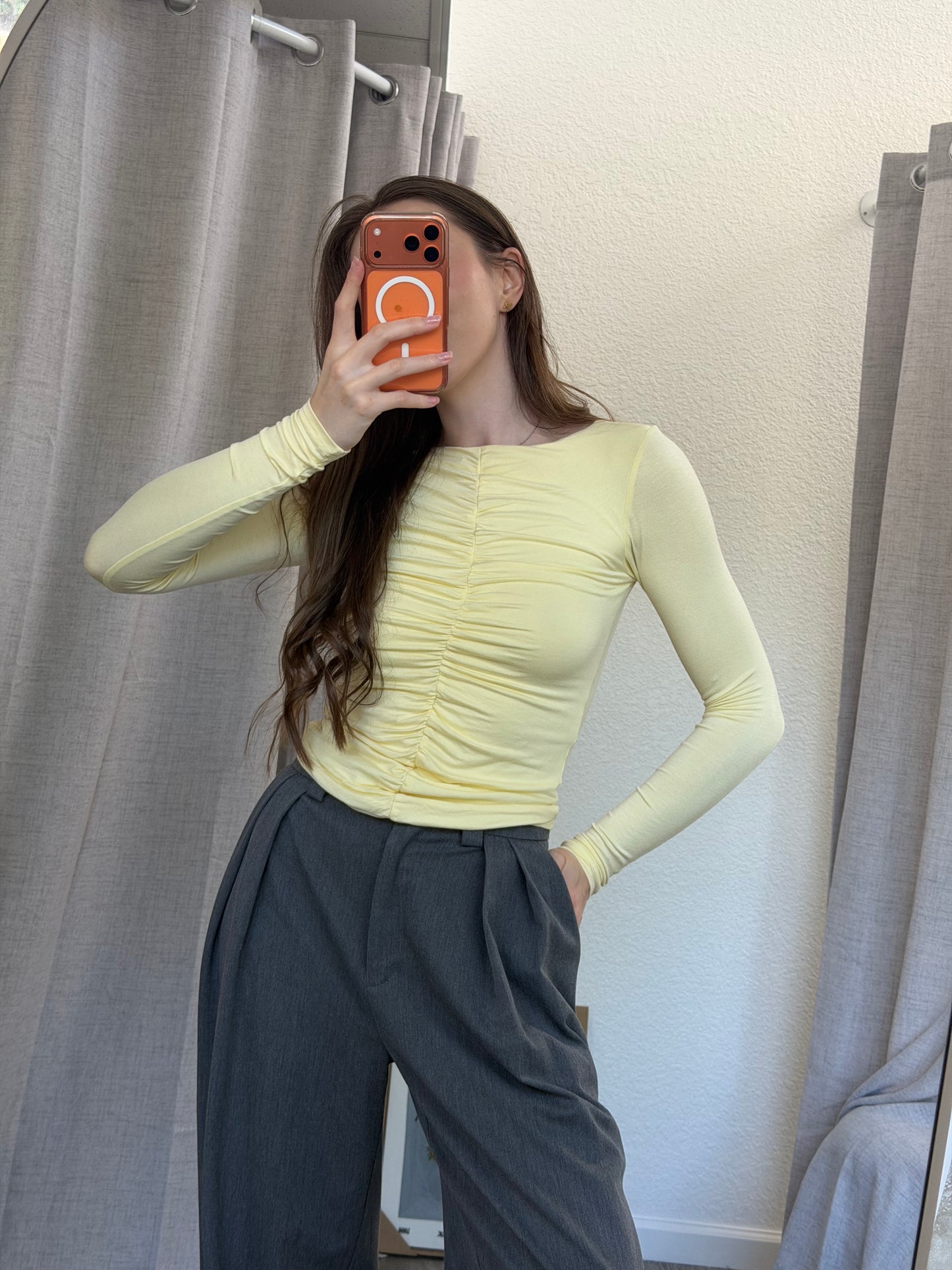 Butter Yellow Top