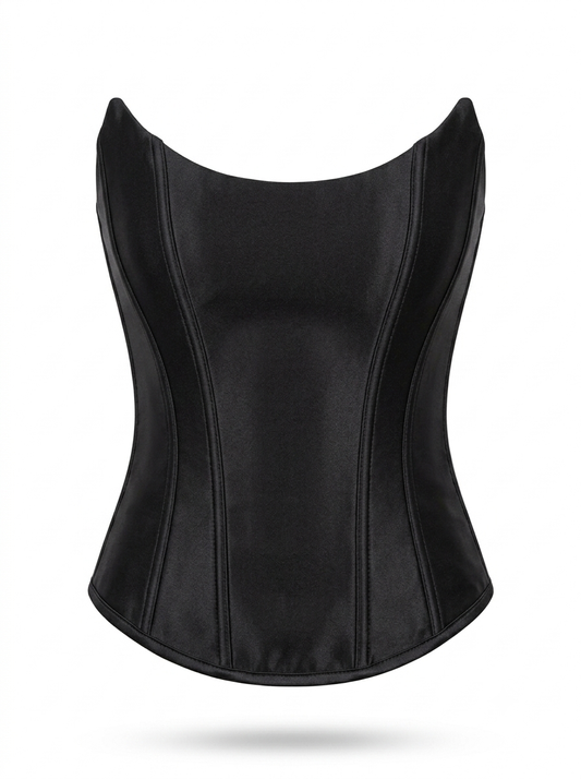 Satin Batwing Corset