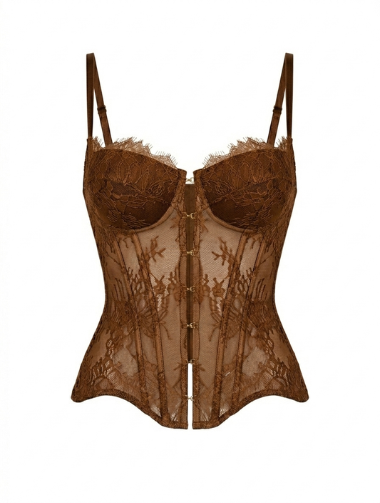 Corset with Gold Hardware
