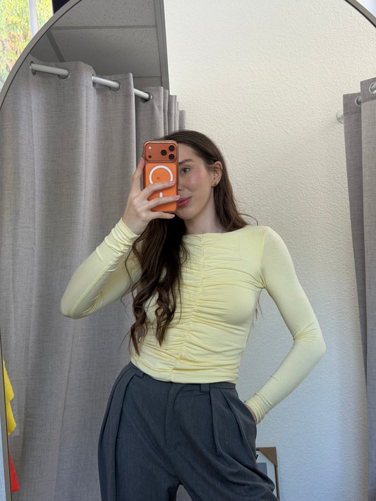Butter Yellow Top