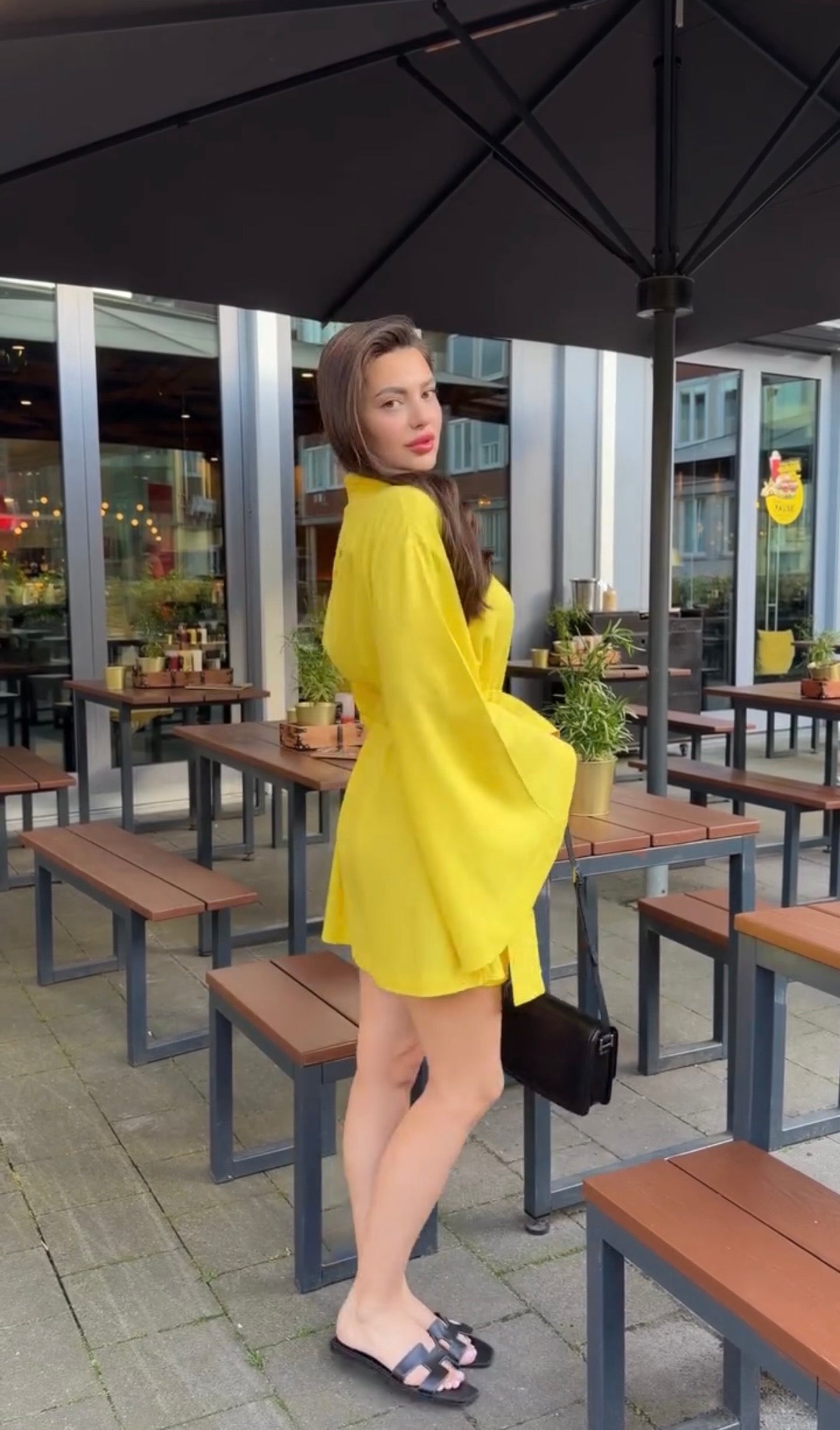 Yellow Kohana Kimono