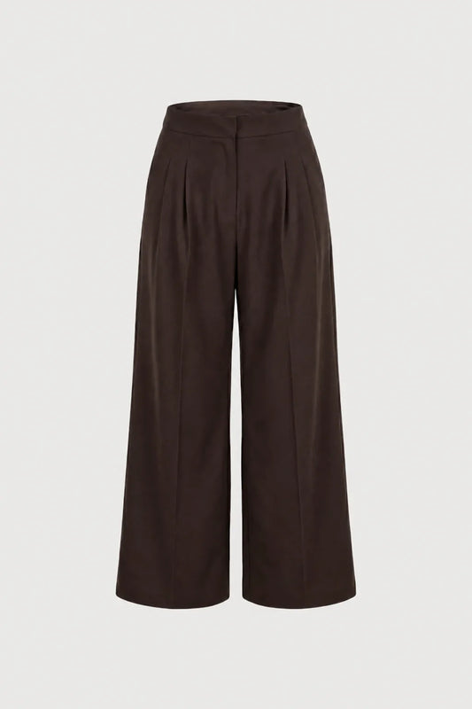 CHOCOLATE WIDE LEG PANTS