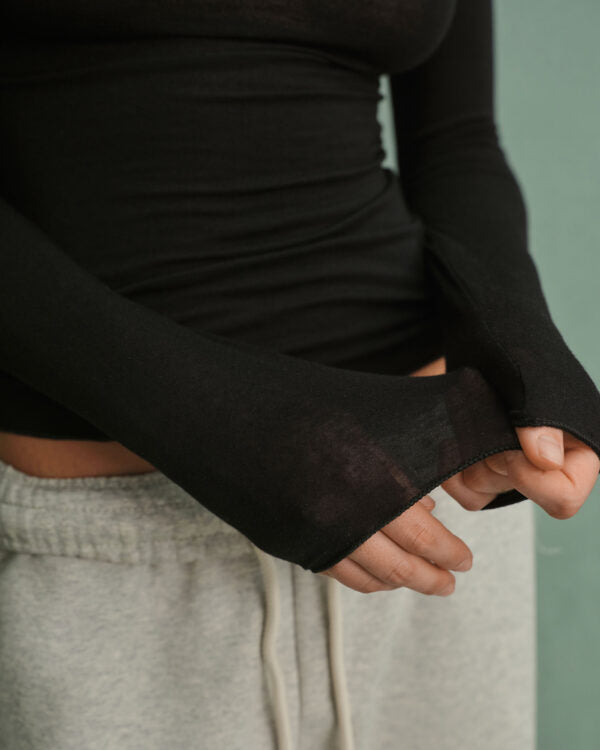 ULTRALIGHT CASHMERE & MICROMODAL LONG SLEEVE