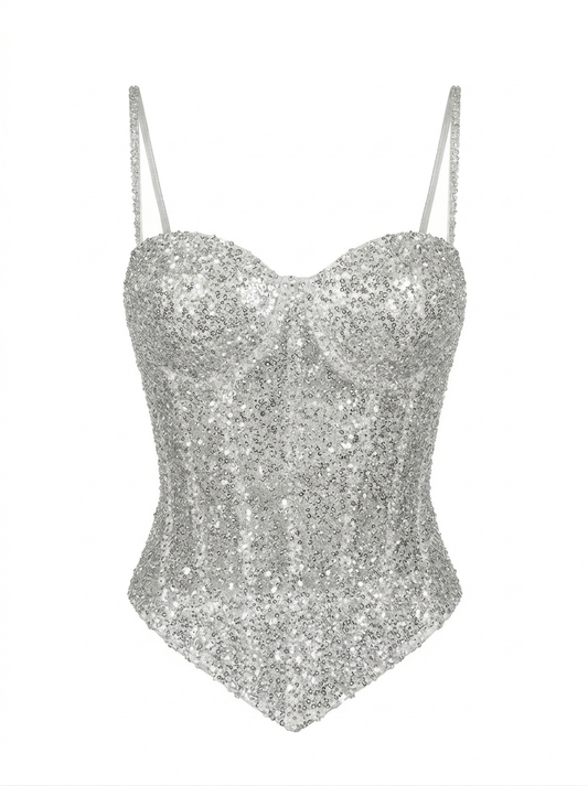 Shimmering corset
