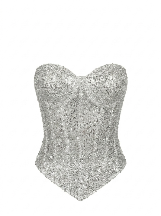 Shimmering corset