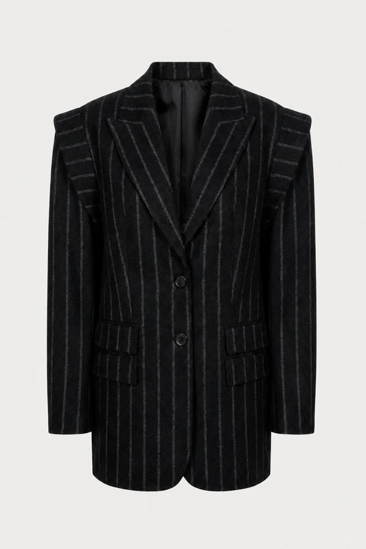 EMILY BLAZER WITH EXAGGERATED SHOULDERS